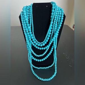 Turquoise layered necklace - gently worn